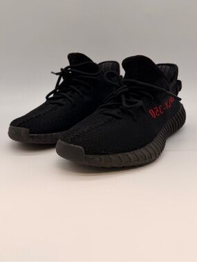 Adidas Yeezy Boost 350 V2 Black Red SPLY-350 Size 9 CP9652